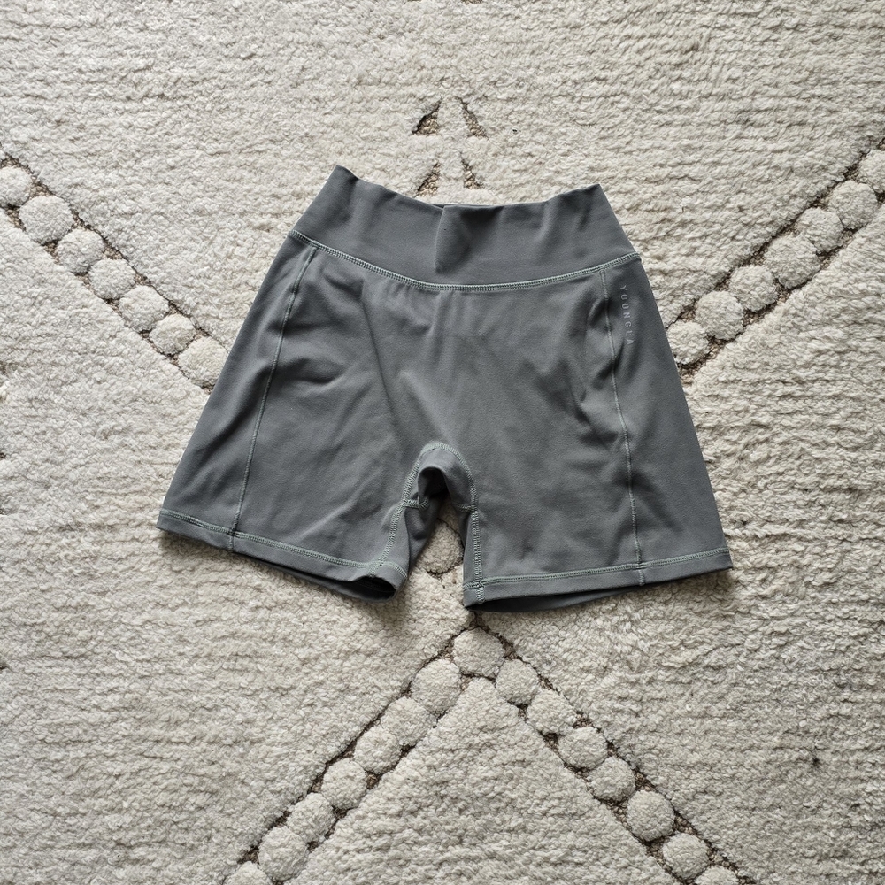 YoungLA Sage Green Bike Shorts